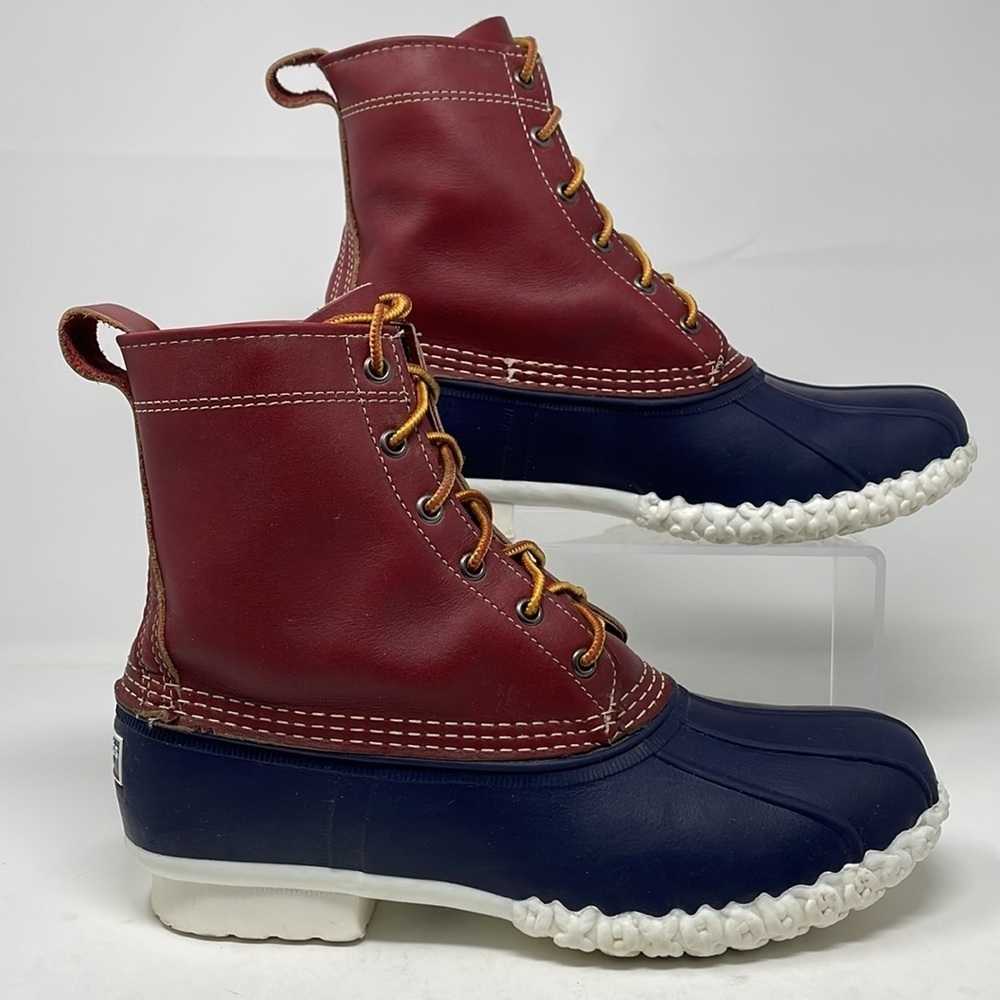 MADE IN USA 🇺🇸 Men's Small Batch L.L.Bean 8” Duck Boots SZ9 (Women’s 10.5) - Picture 2 of 15